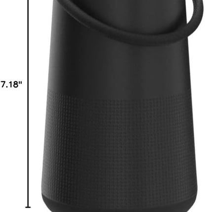Bose SoundLink Revolve+ (Series II) Bluetooth Speaker, Portable Speaker with Microphone, Wireless and Water Resistant with 360 Degree Sound, Long Lasting Battery and Handle, Black